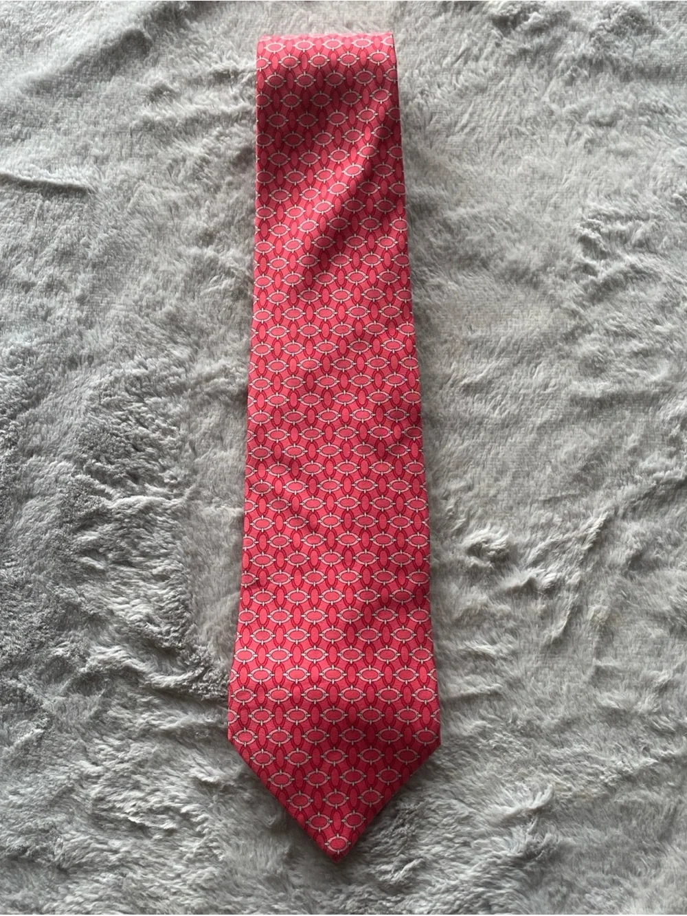 Brooks Brothers Red Geometric Silk Tie